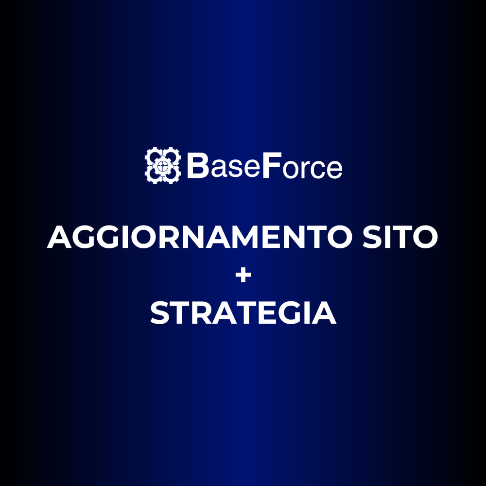 Aggiornamento Sito + Strategia